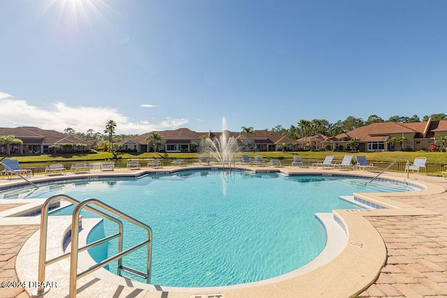 view of pool