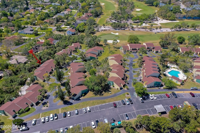 113 Club House Blvd, New Smyrna Beach, FL 32168 - drone / aerial view featuring a residential view and golf course view