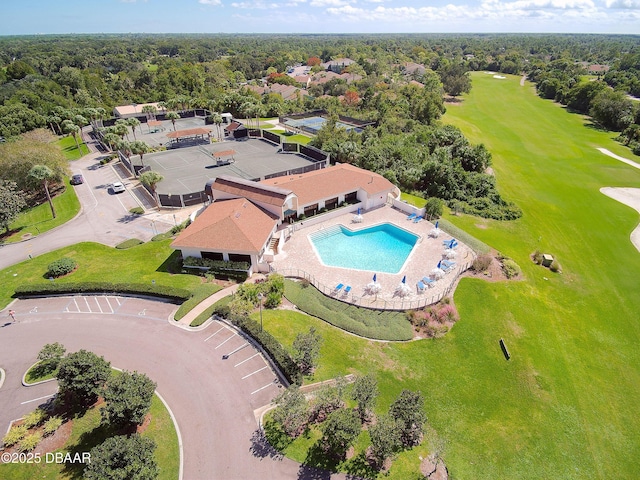 113 Club House Blvd, New Smyrna Beach, FL 32168 - aerial view featuring a forest view