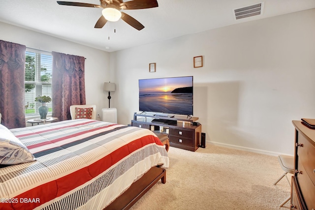 316 Nowell Loop, Deland, FL 32724 - carpeted bedroom featuring baseboards and ceiling fan