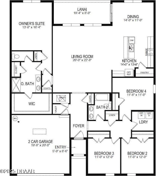 316 Nowell Loop, Deland, FL 32724 - floor plan / room layout