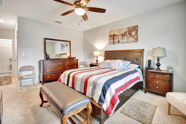 316 Nowell Loop, Deland, FL 32724 - bedroom with carpet and a ceiling fan