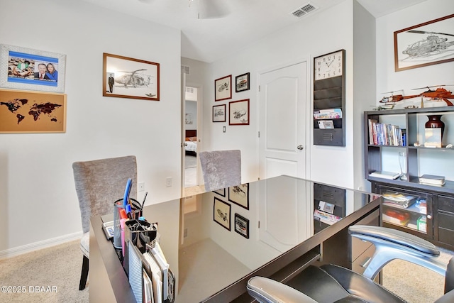 316 Nowell Loop, Deland, FL 32724 - office with ceiling fan and baseboards