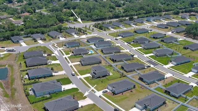 4119 Clifden Dr, Ormond Beach, FL 32174 - aerial overview of property's location featuring nearby suburban area