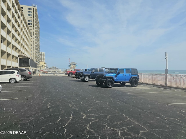 3501 S Atlantic Ave Unit 622, Daytona Beach, FL 32118 - uncovered parking lot with a water view