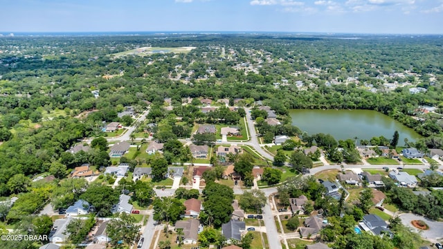 1001 Grassy Rdg, Port Orange, FL 32127 - aerial view of property and surrounding area featuring a nearby body of water and nearby suburban area