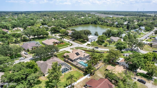 1001 Grassy Rdg, Port Orange, FL 32127 - aerial view of residential area with a large body of water