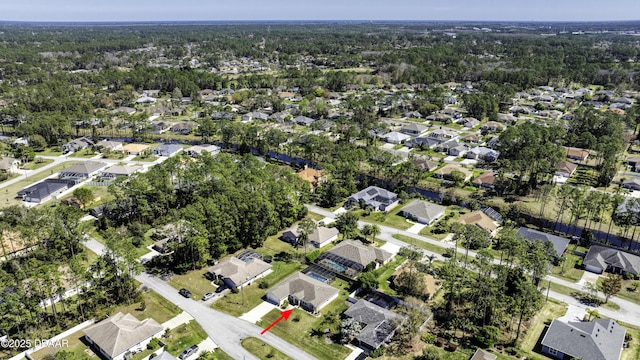 birds eye view of property featuring a residential view