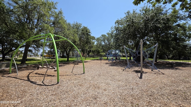 view of communal playground