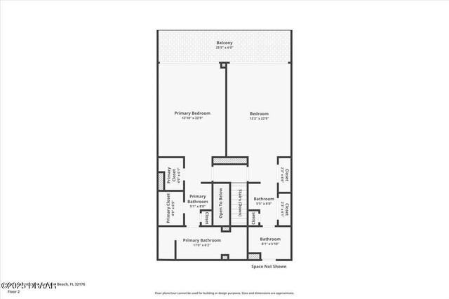 901 S Atlantic Ave Unit 202, Ormond Beach, FL 32176 - view of room layout