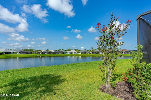 water view with a residential view