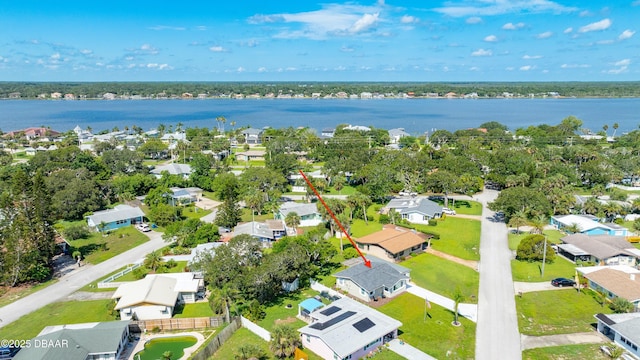 52 Palm Dr, Ormond Beach, FL 32176 - aerial view of residential area with a nearby body of water