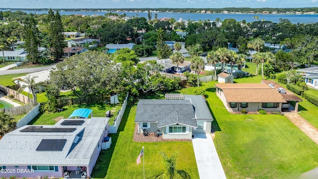 52 Palm Dr, Ormond Beach, FL 32176 - aerial view of residential area featuring a large body of water