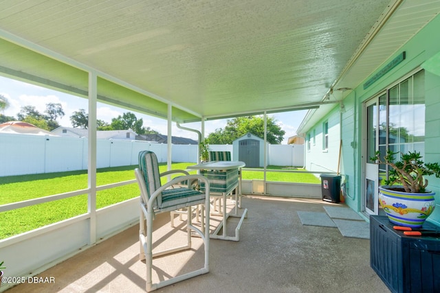 2917 Carriage Dr, South Daytona, FL 32119 - sunroom / solarium featuring healthy amount of natural light