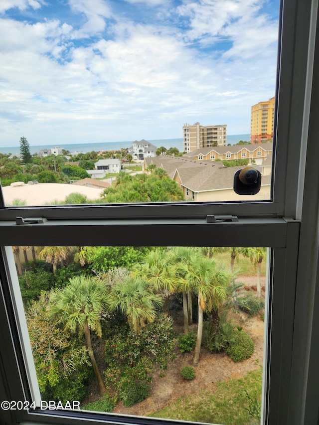 view of water feature