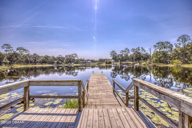 2300 Lake Ruby Rd, Deland, FL 32724 - dock area with a water view