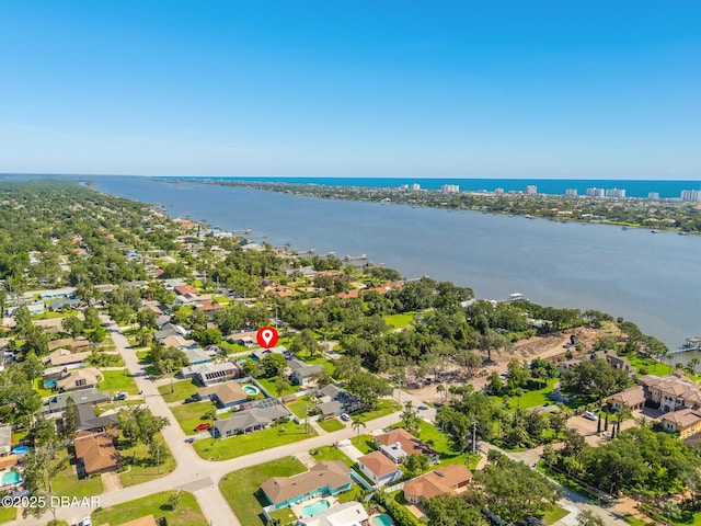 792 N Beach St, Ormond Beach, FL 32174 - aerial view of residential area with a large body of water