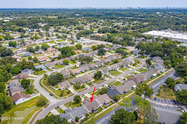 birds eye view of property featuring a residential view
