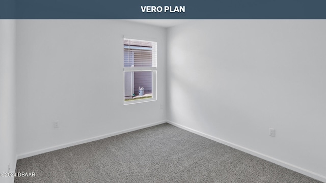 carpeted empty room featuring a wealth of natural light