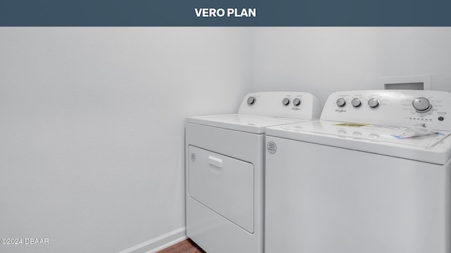 washroom with independent washer and dryer