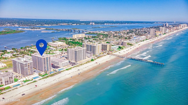 3737 S Atlantic Ave Unit 504, Daytona Beach Shores, FL 32118 - view of urban area featuring expansive coastline