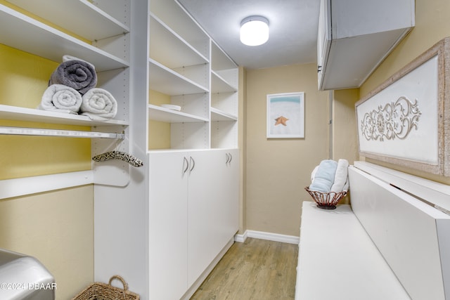 washroom featuring light hardwood / wood-style flooring