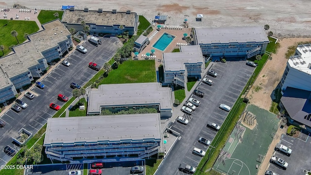 4849 Saxon Dr Unit C202, New Smyrna Beach, FL 32169 - drone / aerial view of a pool