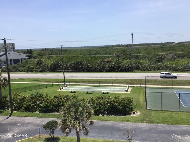 4849 Saxon Dr Unit C202, New Smyrna Beach, FL 32169 - view of community with shuffleboard