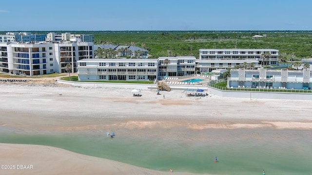 4849 Saxon Dr Unit C202, New Smyrna Beach, FL 32169 - bird's eye view of a pool area