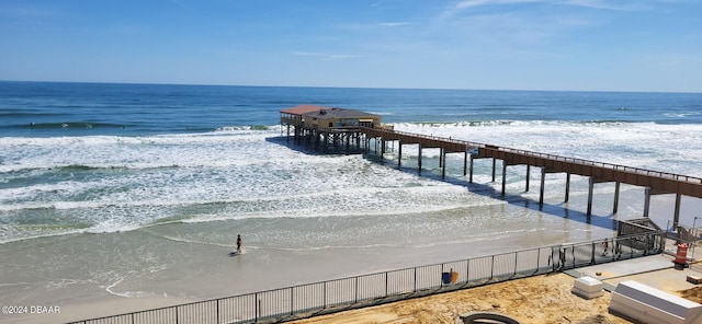 water view with a beach view