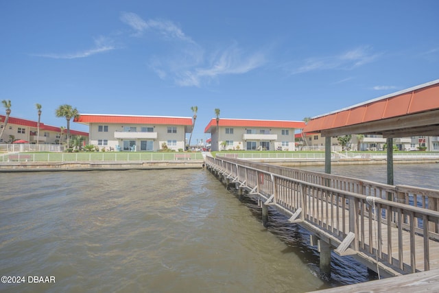 2901 N Halifax Ave Unit 218, Daytona Beach, FL 32118 - dock area with a water view