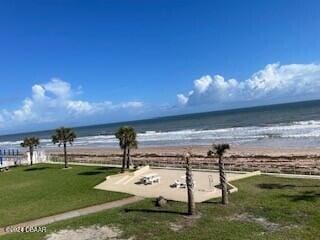 1133 Ocean Shore Blvd Unit 202, Ormond Beach, FL 32176 - water view featuring nearby beach
