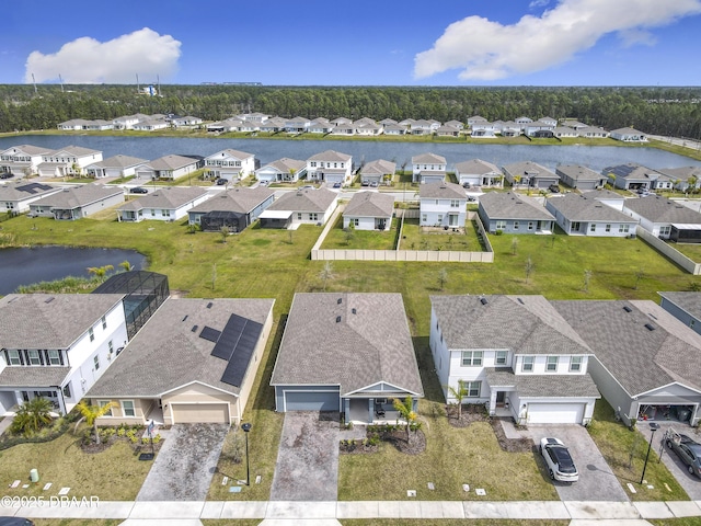 birds eye view of property featuring a residential view