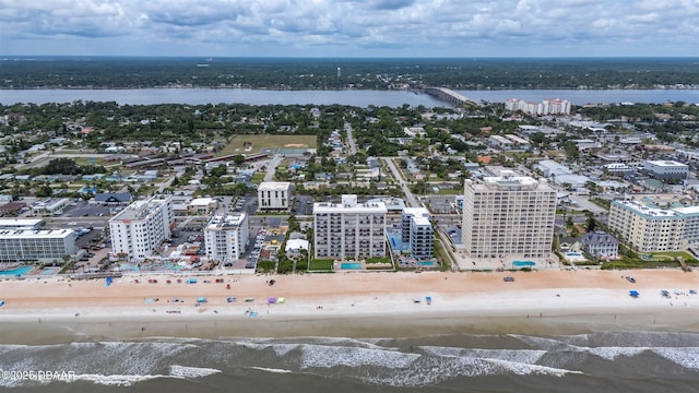 127 Bosarvey Dr, Ormond Beach, FL 32176 - bird's eye view of waterfront with a beach