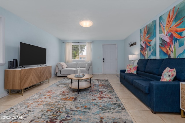 127 Bosarvey Dr, Ormond Beach, FL 32176 - living room featuring light tile patterned floors