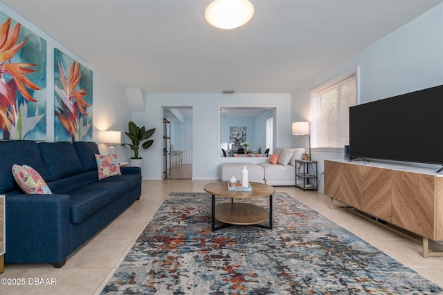 127 Bosarvey Dr, Ormond Beach, FL 32176 - living area featuring light tile patterned flooring