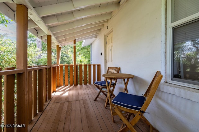 127 Bosarvey Dr, Ormond Beach, FL 32176 - view of wooden deck
