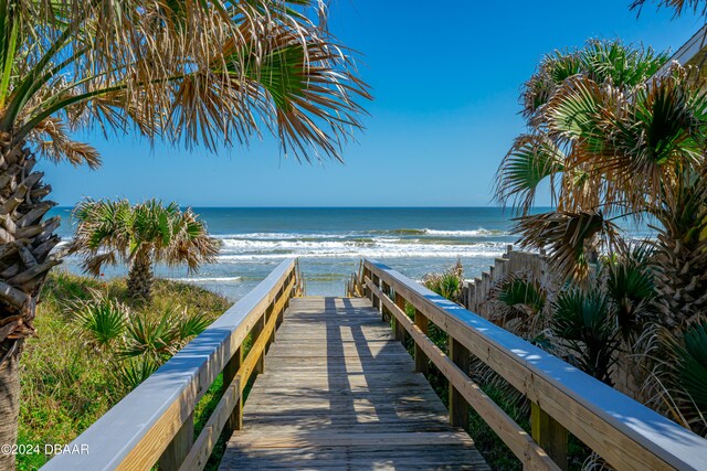 water view featuring a view of the beach