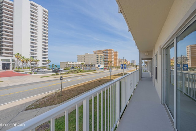 3756 S Atlantic Ave Unit 101, Daytona Beach, FL 32118 - balcony featuring a view of city