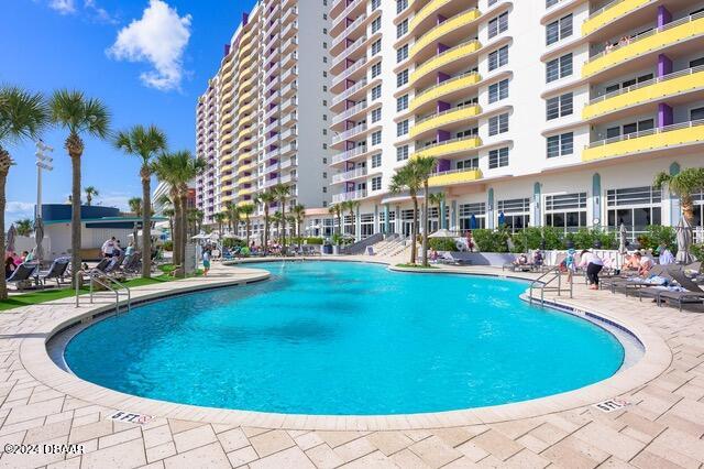 350 N Atlantic Ave Unit 2124, Daytona Beach, FL 32118 - view of pool