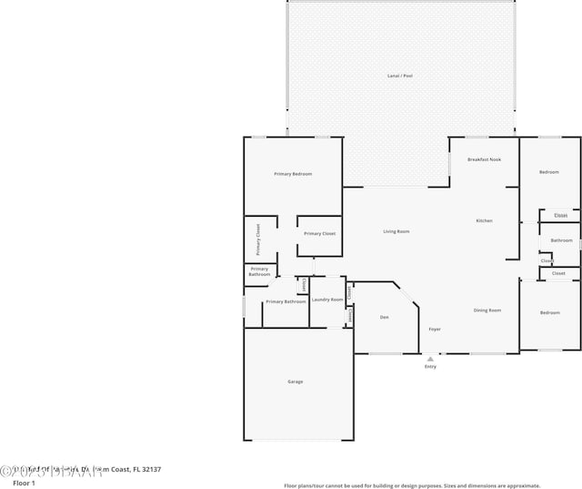 118 Bird Of Paradise Dr, Palm Coast, FL 32137 - view of room layout