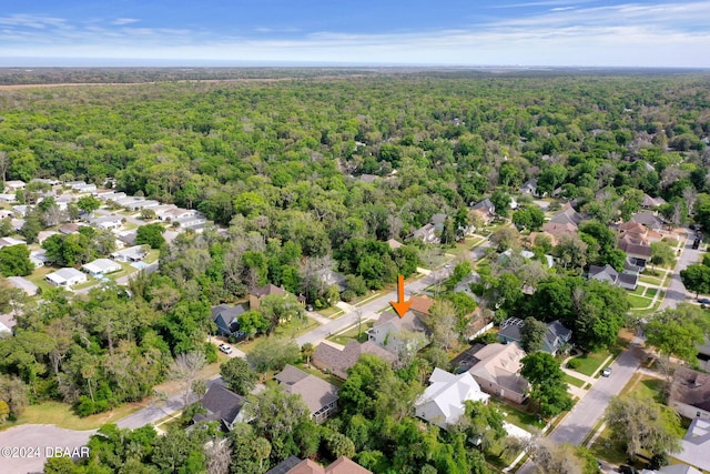 6 Willow Trce, Flagler Beach, FL 32136 - view of property location with a heavily wooded area and nearby suburban area