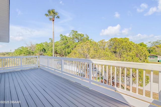 182 Howes St, Oak Hill, FL 32759 - view of wooden terrace
