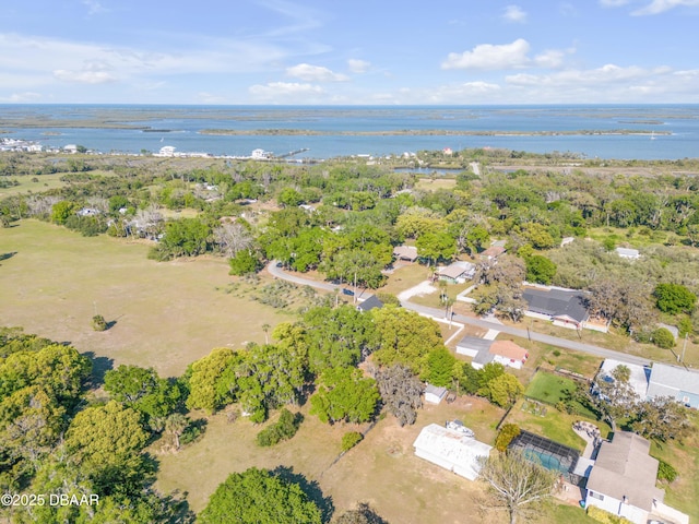 182 Howes St, Oak Hill, FL 32759 - bird's eye view with a water view