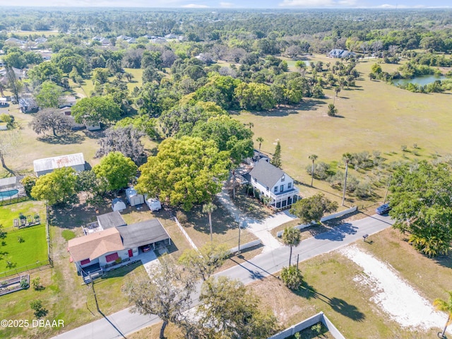 182 Howes St, Oak Hill, FL 32759 - bird's eye view featuring a water view