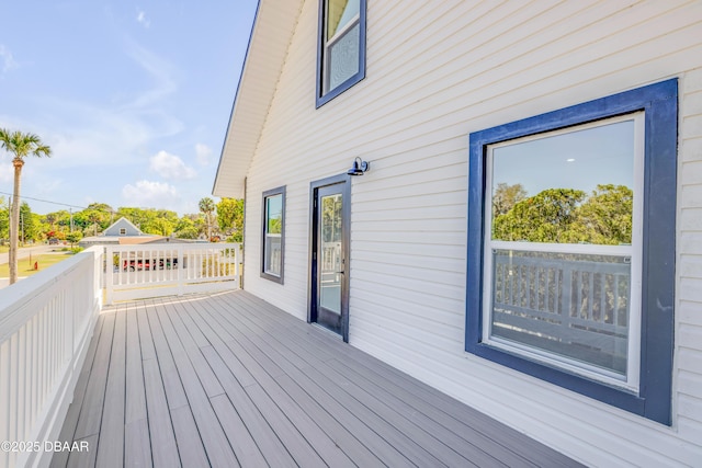 182 Howes St, Oak Hill, FL 32759 - view of wooden terrace