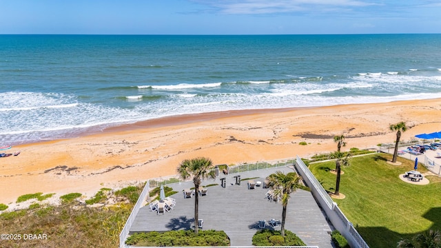 1167 Ocean Shore Blvd Unit 110, Ormond Beach, FL 32176 - water view featuring nearby beach