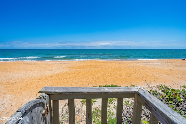 1167 Ocean Shore Blvd Unit 110, Ormond Beach, FL 32176 - water view with local beach