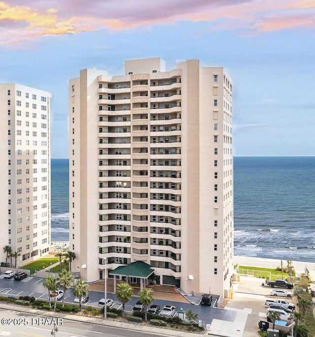 3315 S Atlantic Ave Unit 1606, Daytona Beach Shores, FL 32118 - property at dusk with a water view