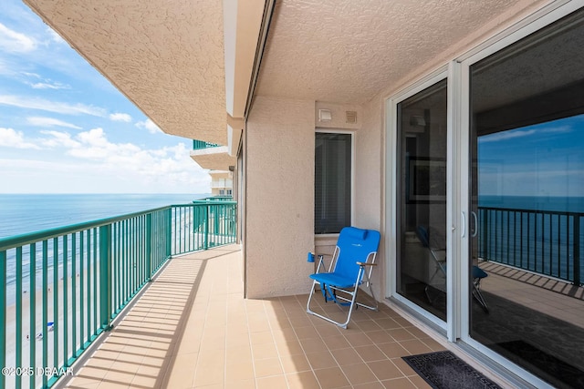 3315 S Atlantic Ave Unit 1606, Daytona Beach Shores, FL 32118 - balcony with a water view